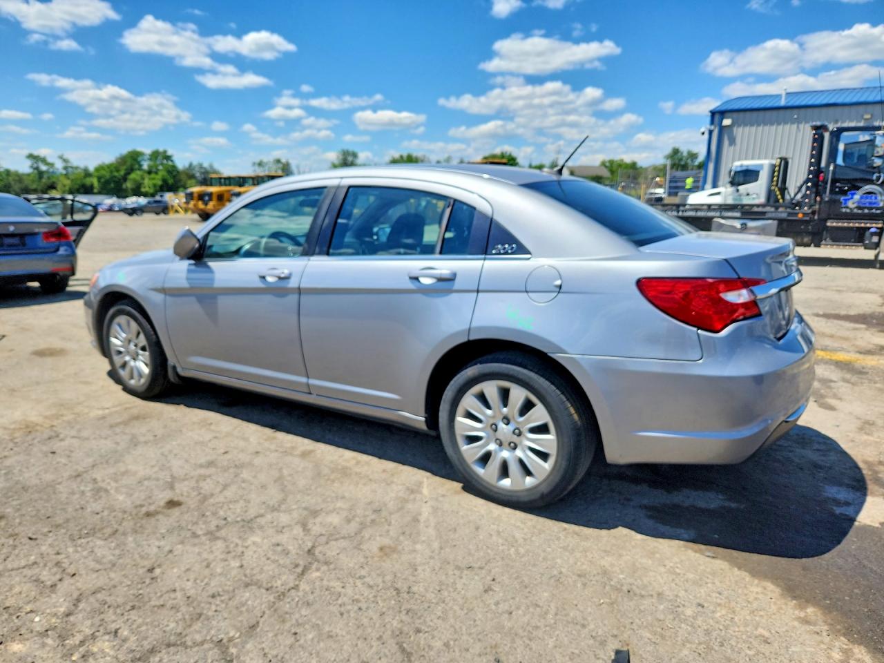 2014 Chrysler 200 Lx Silver vin: 1C3CCBAB9EN208750