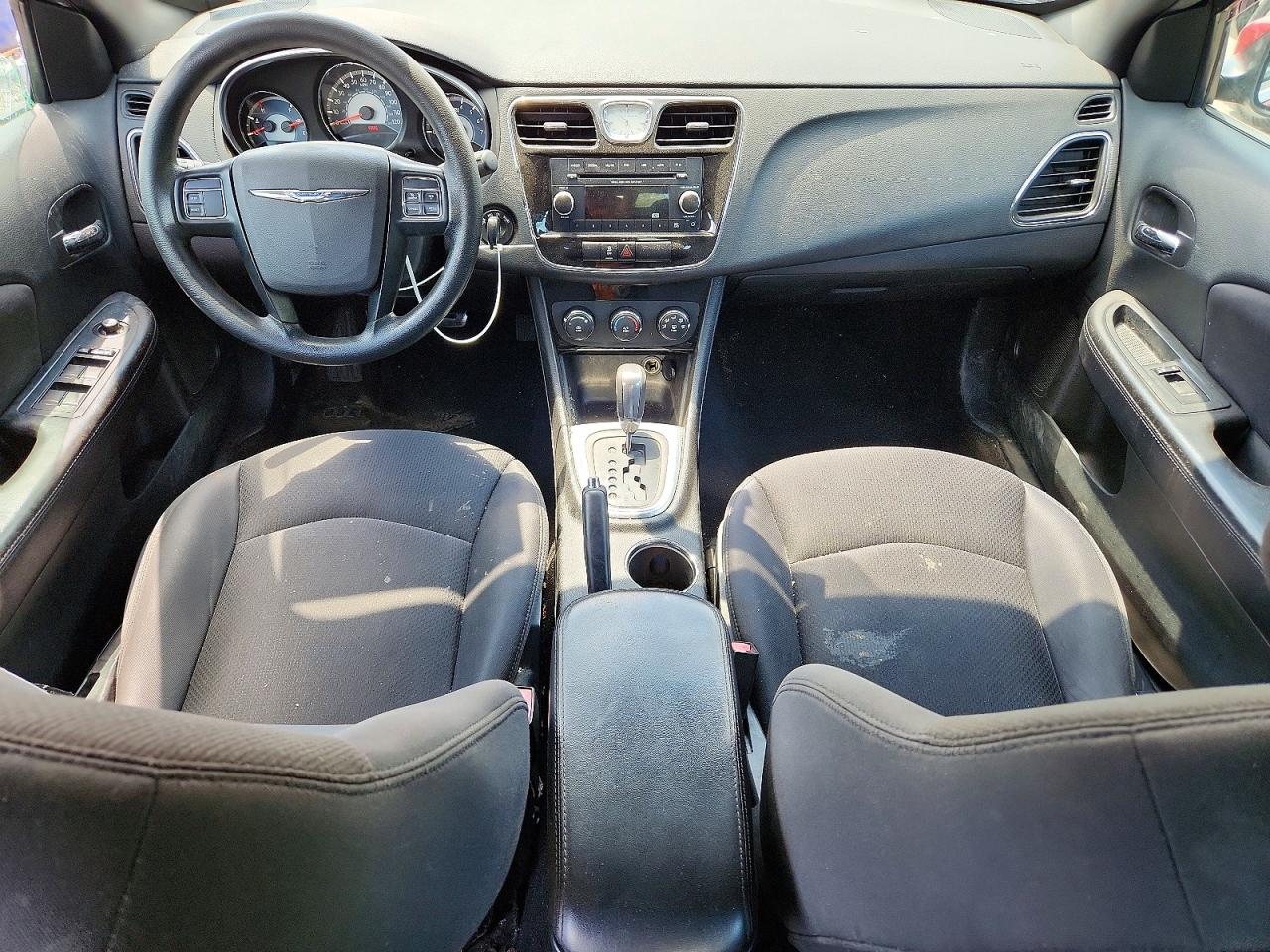 2014 Chrysler 200 Lx Red vin: 1C3CCBAB9EN238430