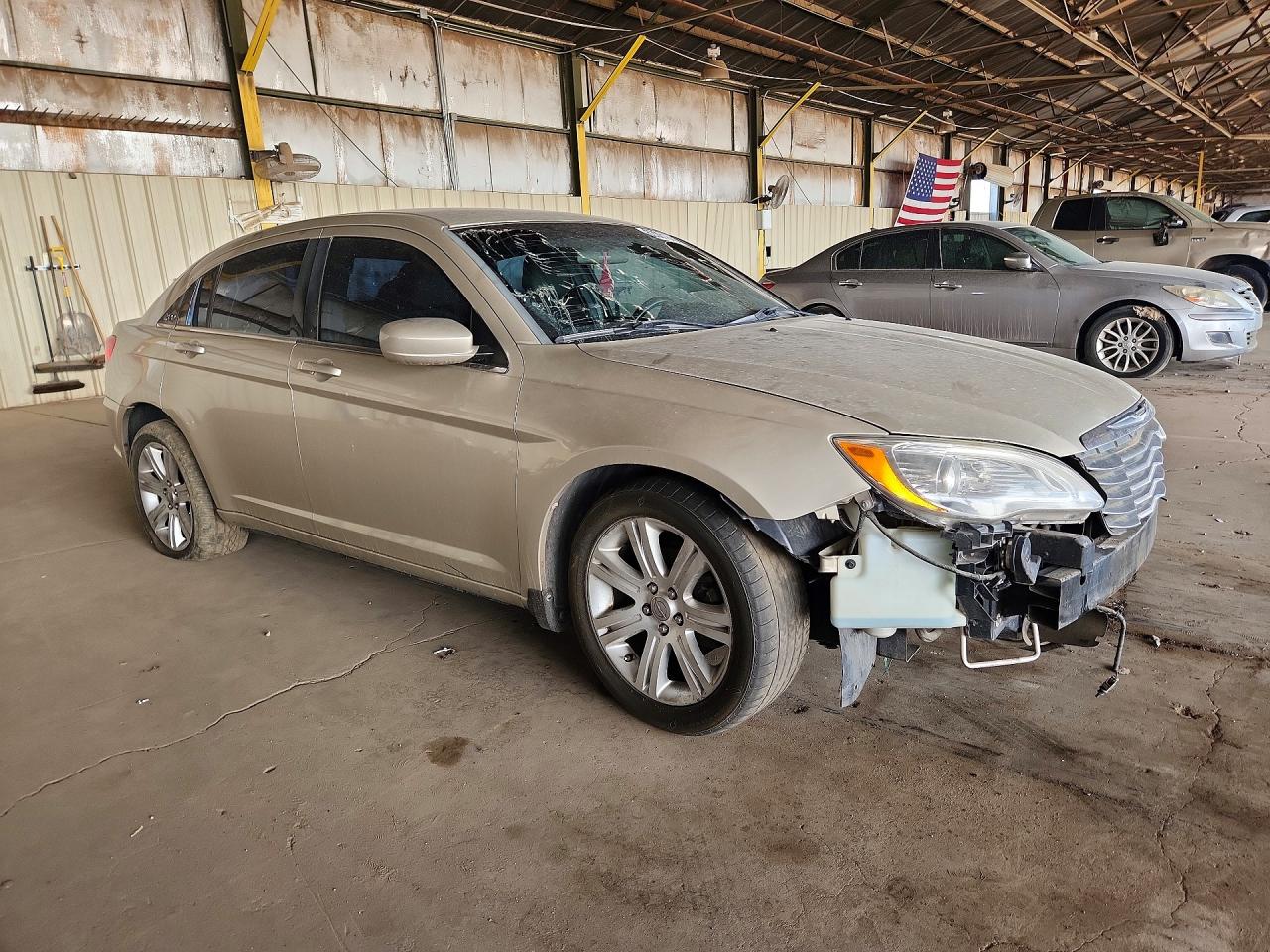 2013 Chrysler 200 Lx Tan vin: 1C3CCBABXDN735999