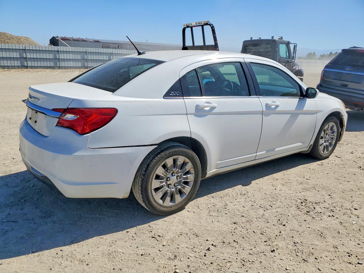 2014 Chrysler 200 Lx Белый vin: 1C3CCBABXEN141219