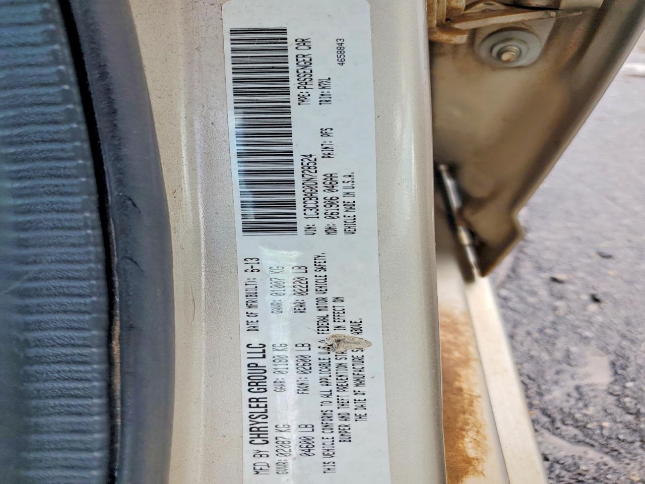 2013 Chrysler 200 Lx Beige vin: 1C3CCBAG0DN728524