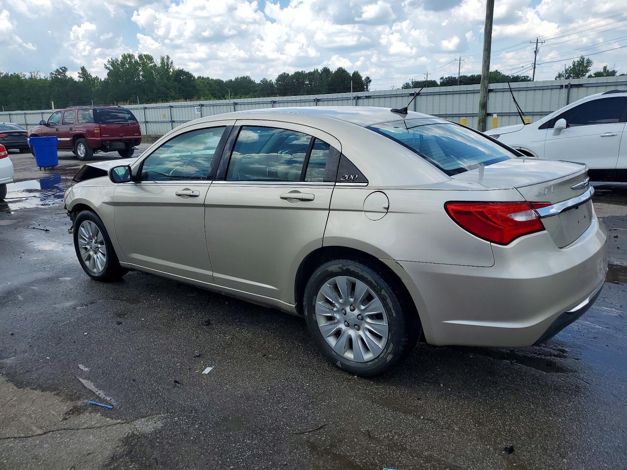 2013 Chrysler 200 Lx Beige vin: 1C3CCBAG0DN728524