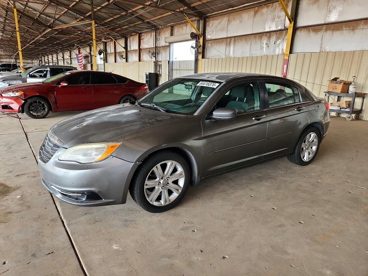2012 Chrysler 200 Lx Gray vin: 1C3CCBAG2CN228475