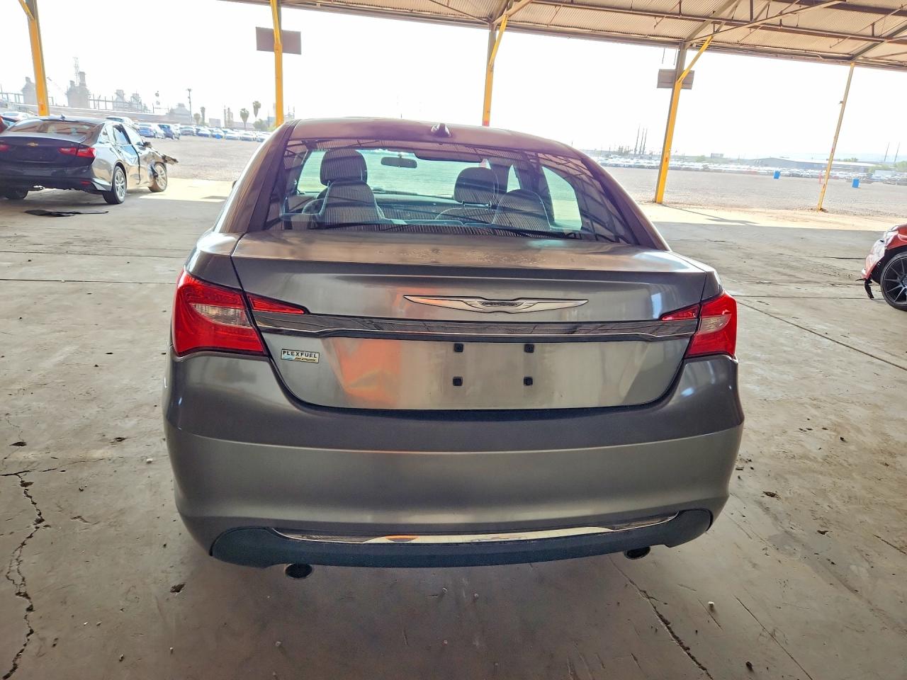 2012 Chrysler 200 Lx Gray vin: 1C3CCBAG2CN228475