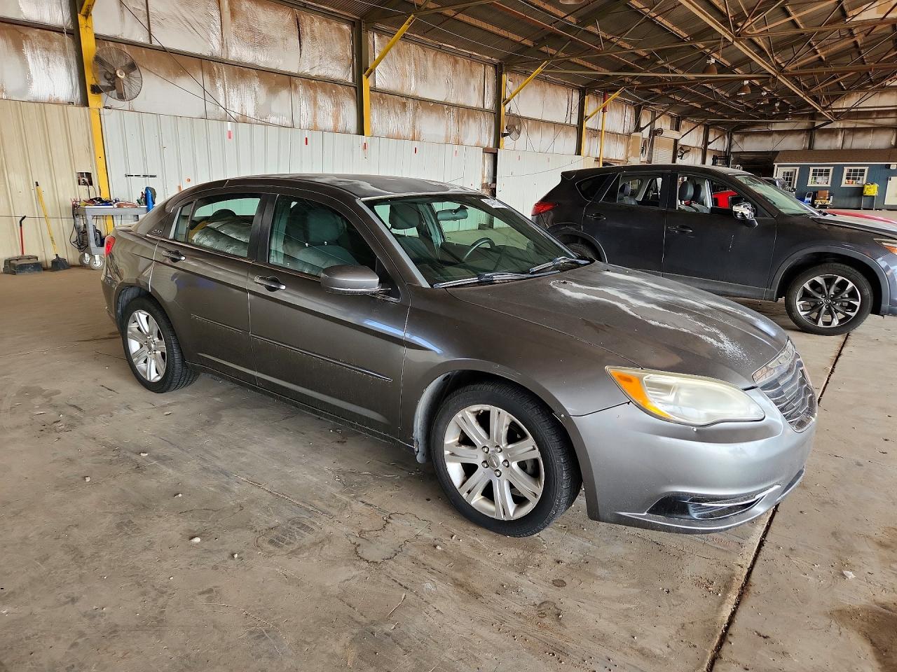 2012 Chrysler 200 Lx Gray vin: 1C3CCBAG2CN228475