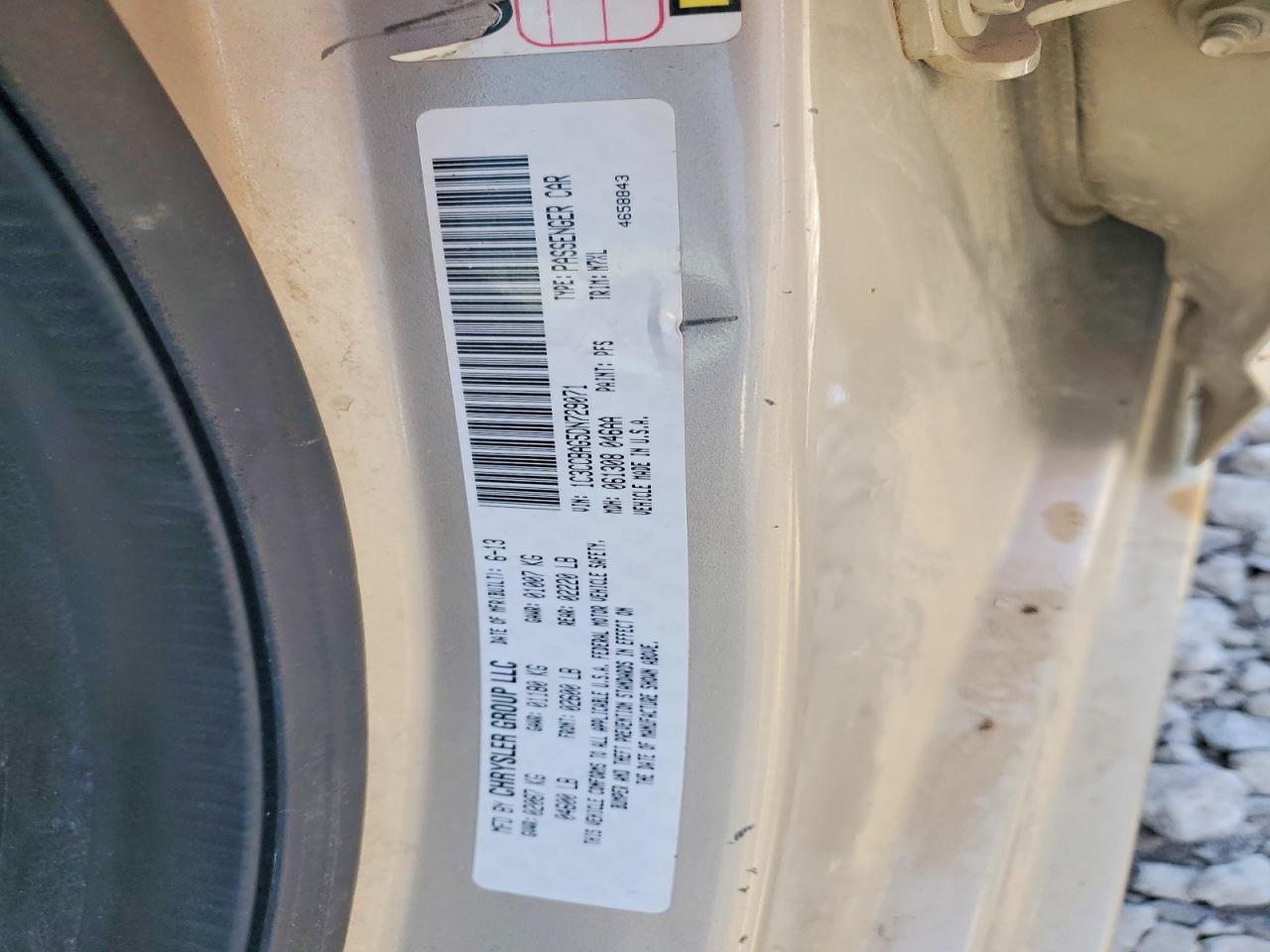 2013 Chrysler 200 Lx Gold vin: 1C3CCBAG5DN729071