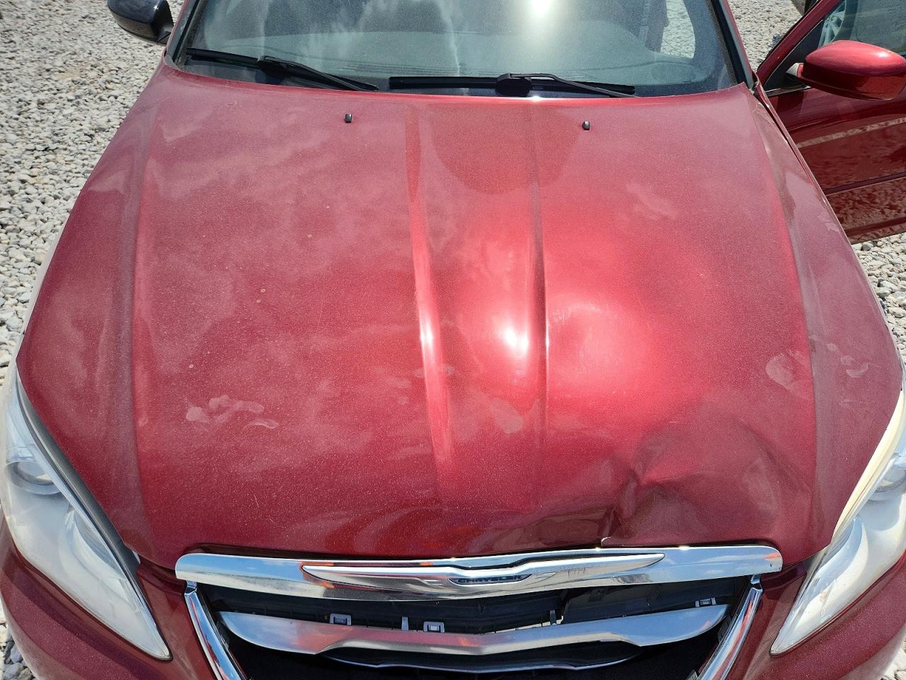 2013 Chrysler 200 Lx Red vin: 1C3CCBAG6DN624734