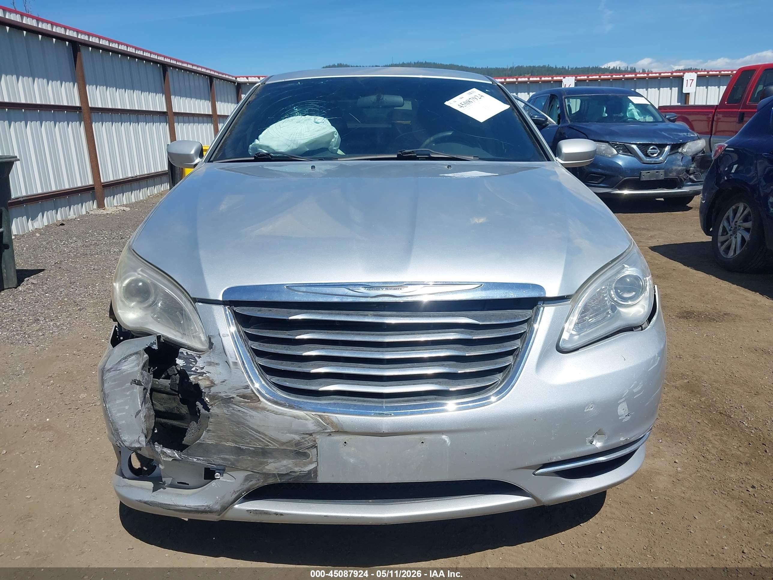 2012 Chrysler 200 Lx Silver vin: 1C3CCBAG7CN246258