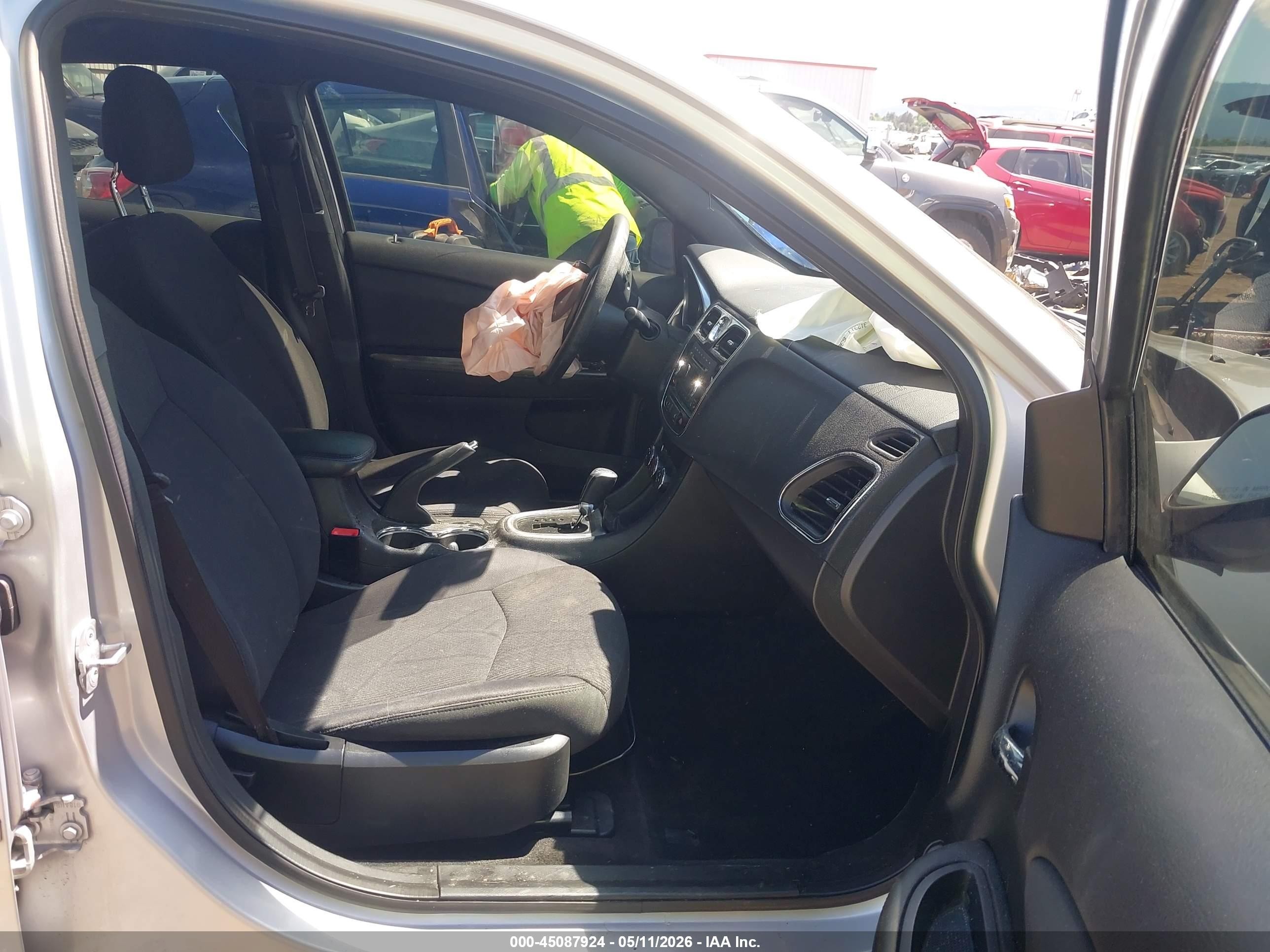 2012 Chrysler 200 Lx Silver vin: 1C3CCBAG7CN246258