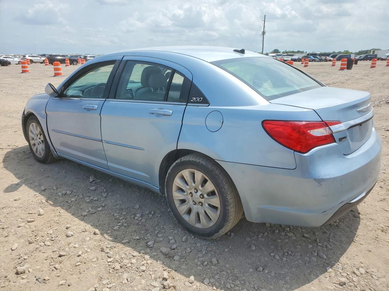 2012 Chrysler 200 Lx Blue vin: 1C3CCBAGXCN316450