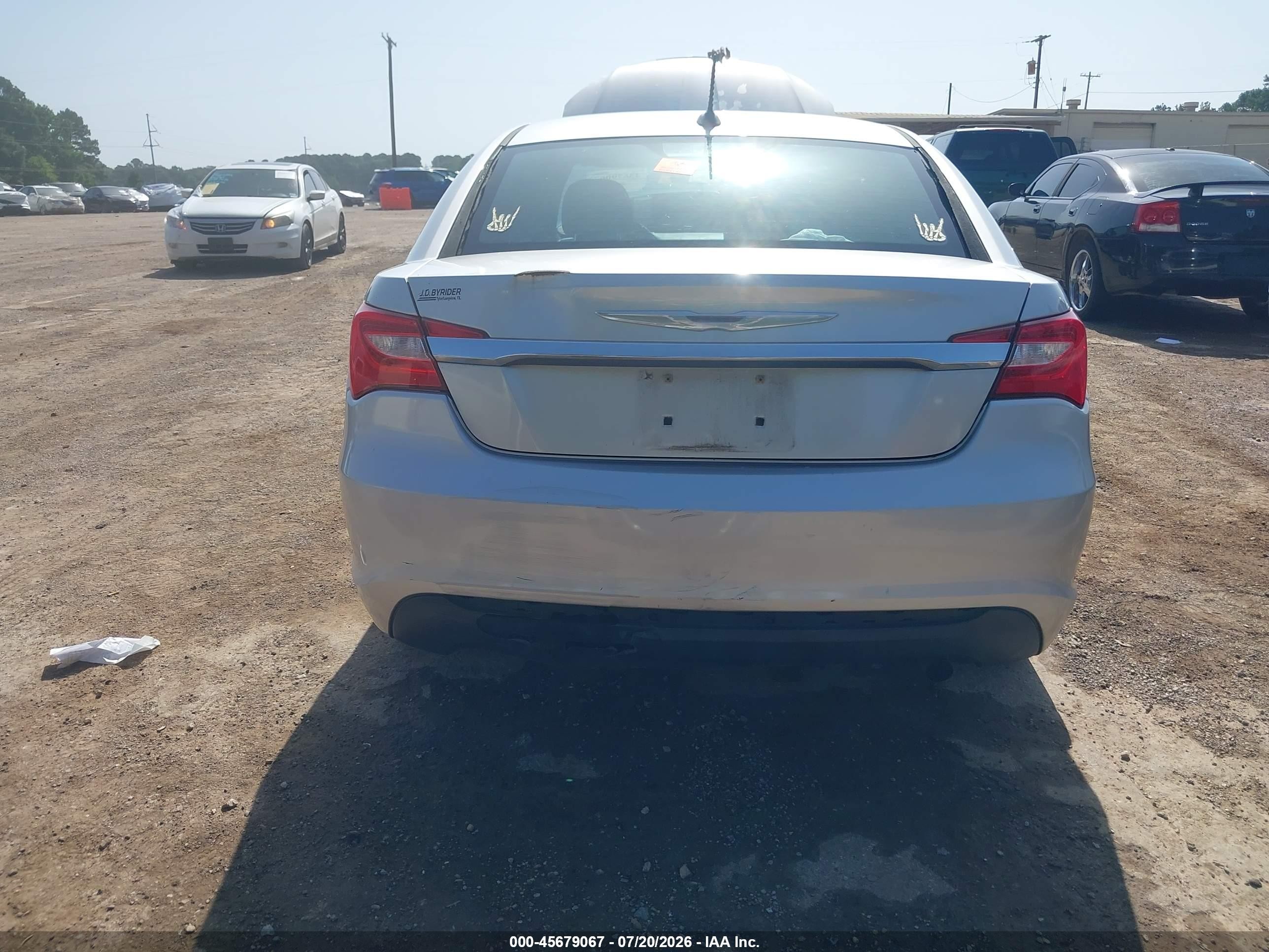 2012 Chrysler 200 Touring Серый vin: 1C3CCBBB0CN146182