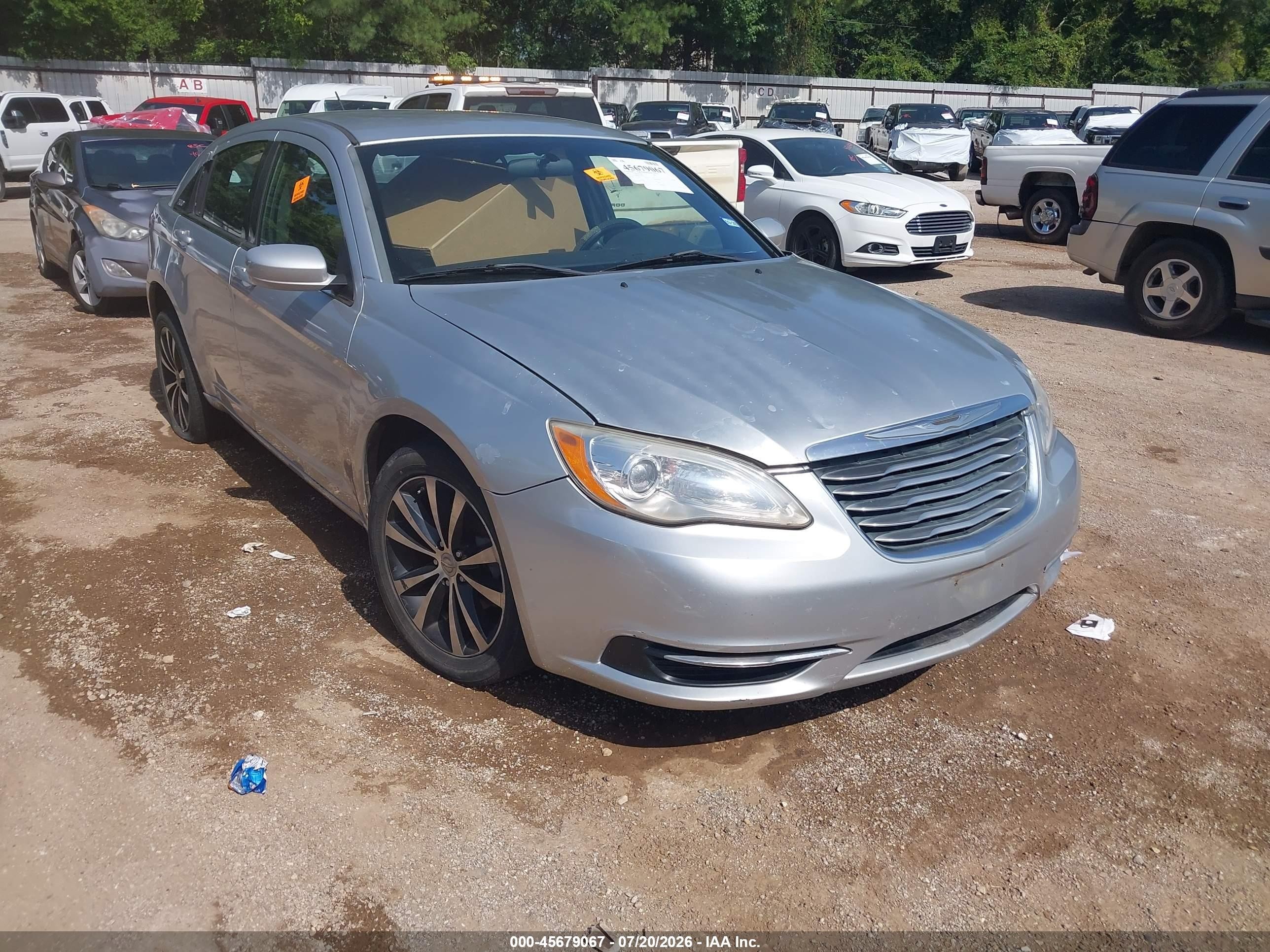 2012 Chrysler 200 Touring Серый vin: 1C3CCBBB0CN146182