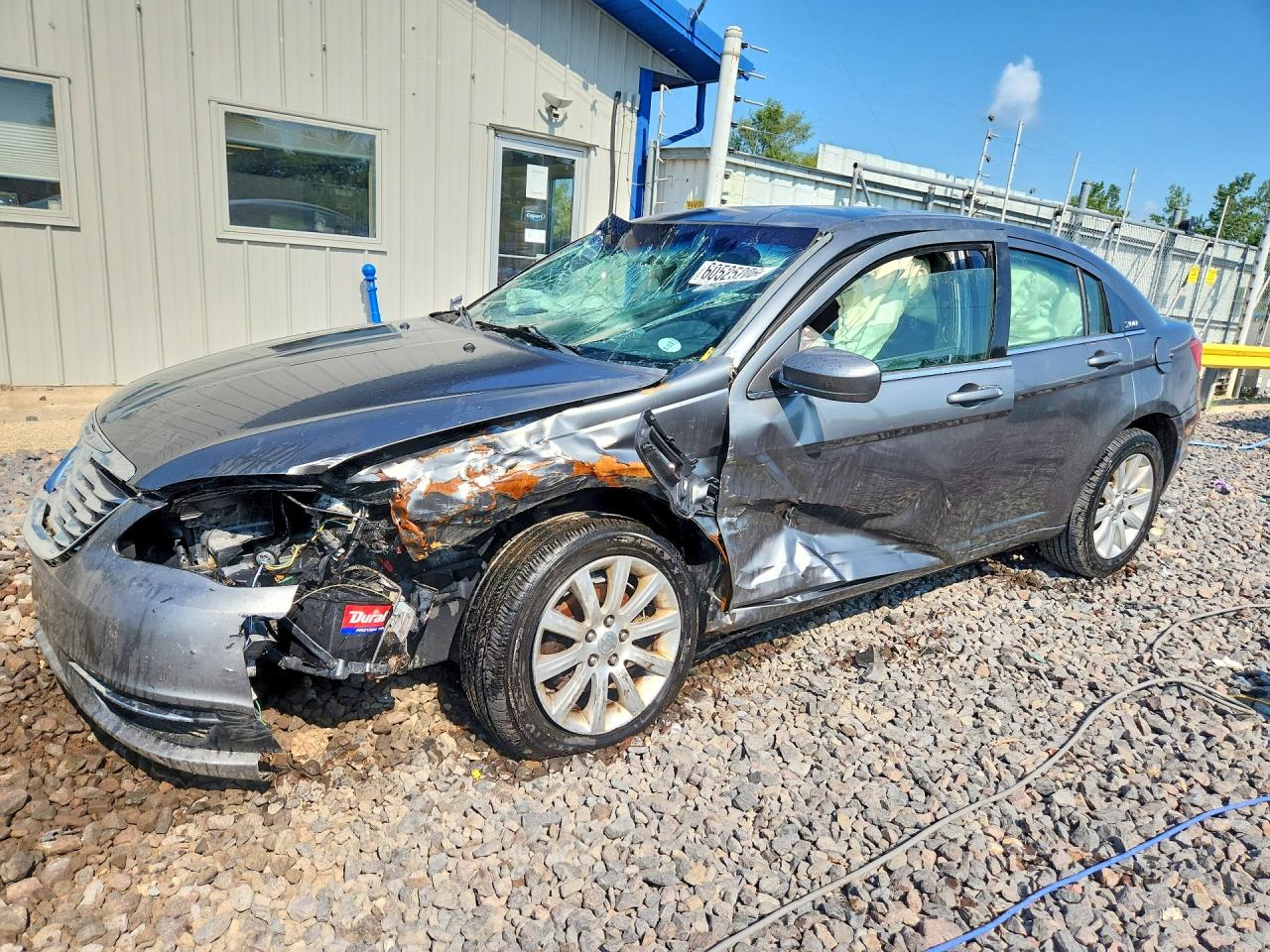 2012 Chrysler 200 Touring Gray vin: 1C3CCBBB0CN176072