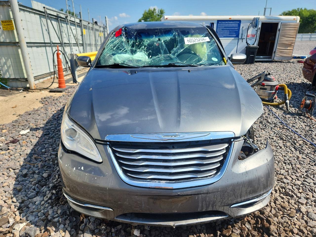 2012 Chrysler 200 Touring Gray vin: 1C3CCBBB0CN176072