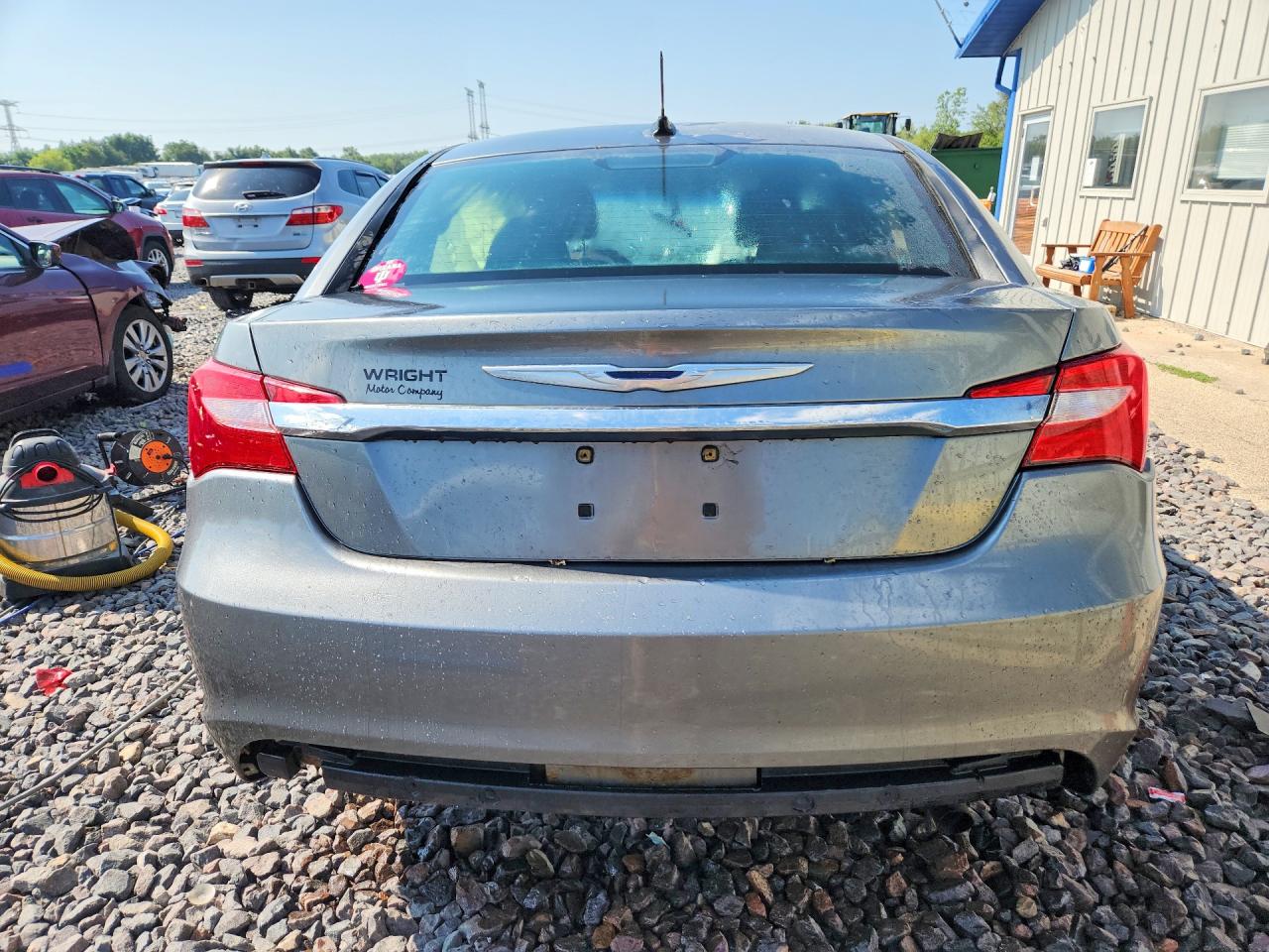 2012 Chrysler 200 Touring Gray vin: 1C3CCBBB0CN176072
