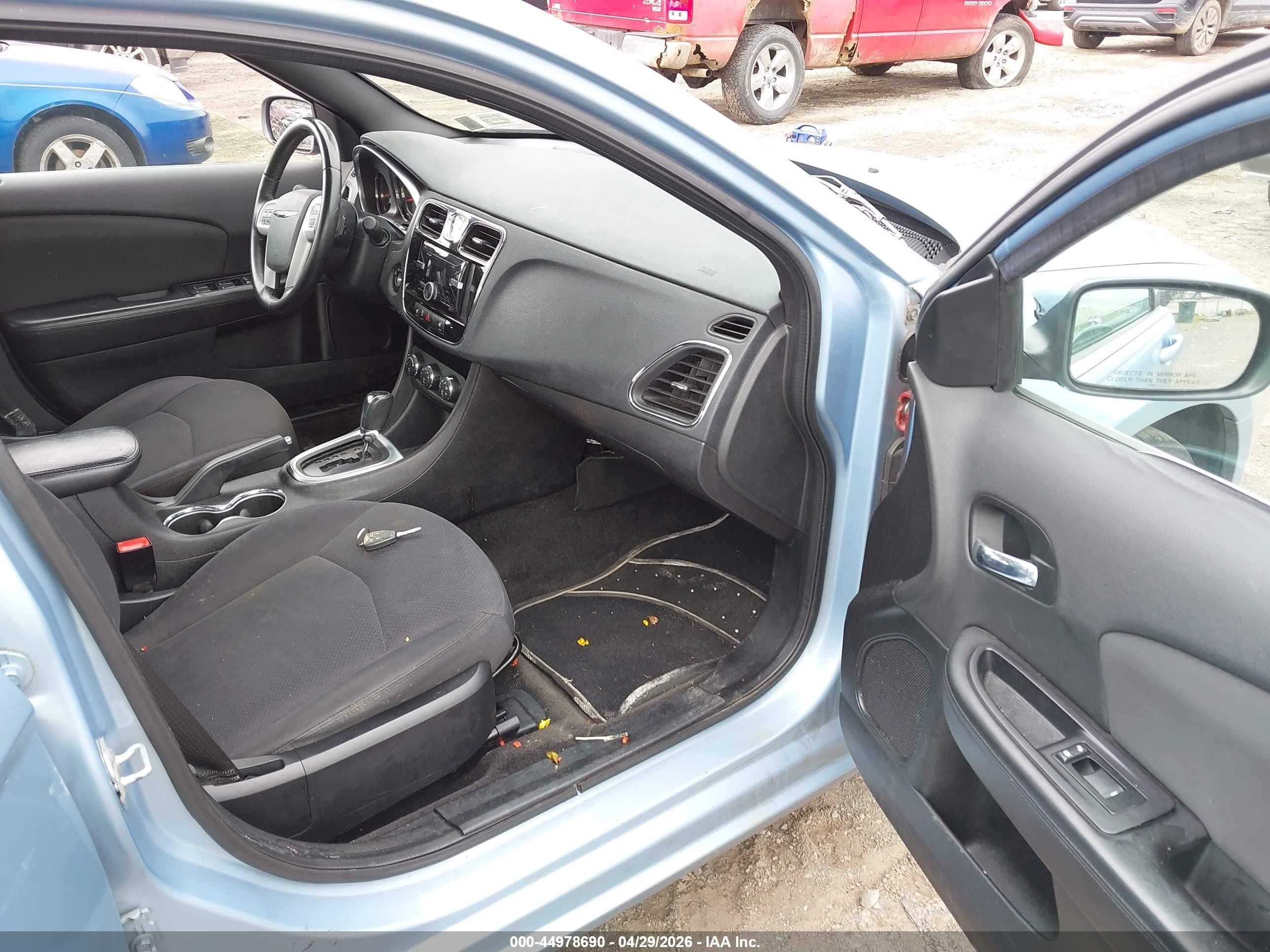 2012 Chrysler 200 Touring Blue vin: 1C3CCBBB0CN214710