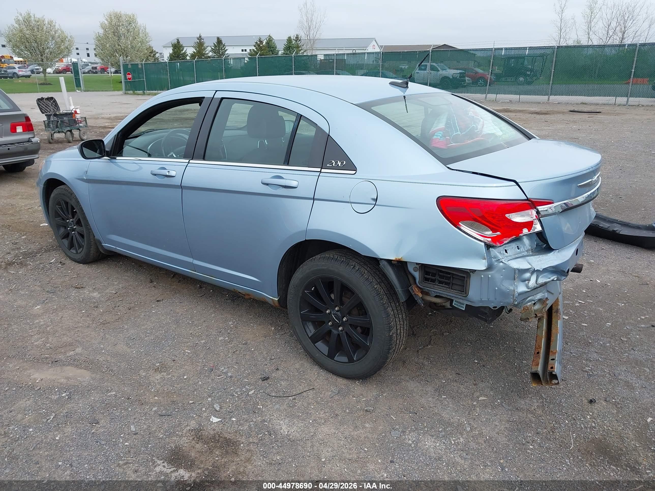 2012 Chrysler 200 Touring Blue vin: 1C3CCBBB0CN214710