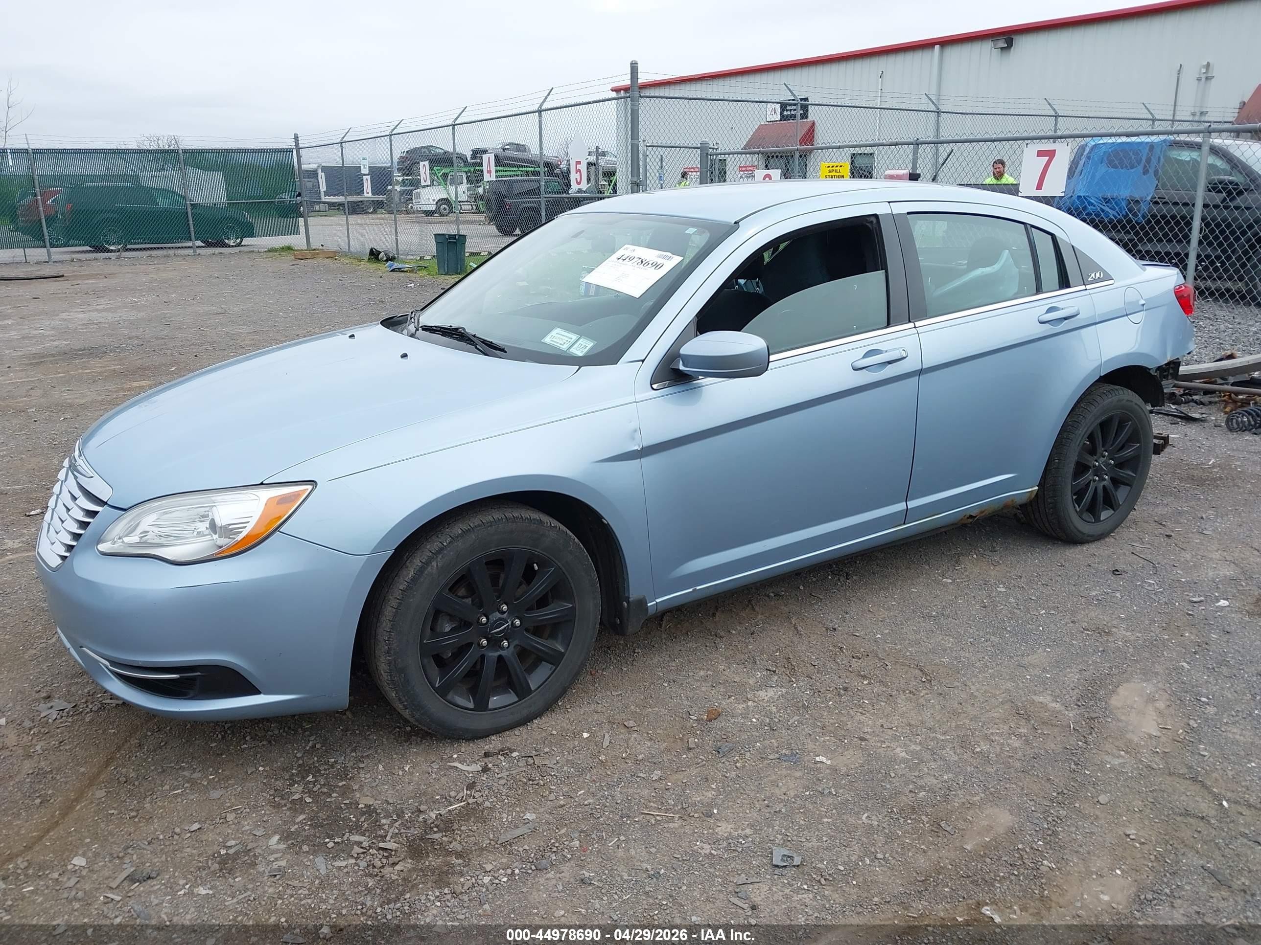 2012 Chrysler 200 Touring Blue vin: 1C3CCBBB0CN214710