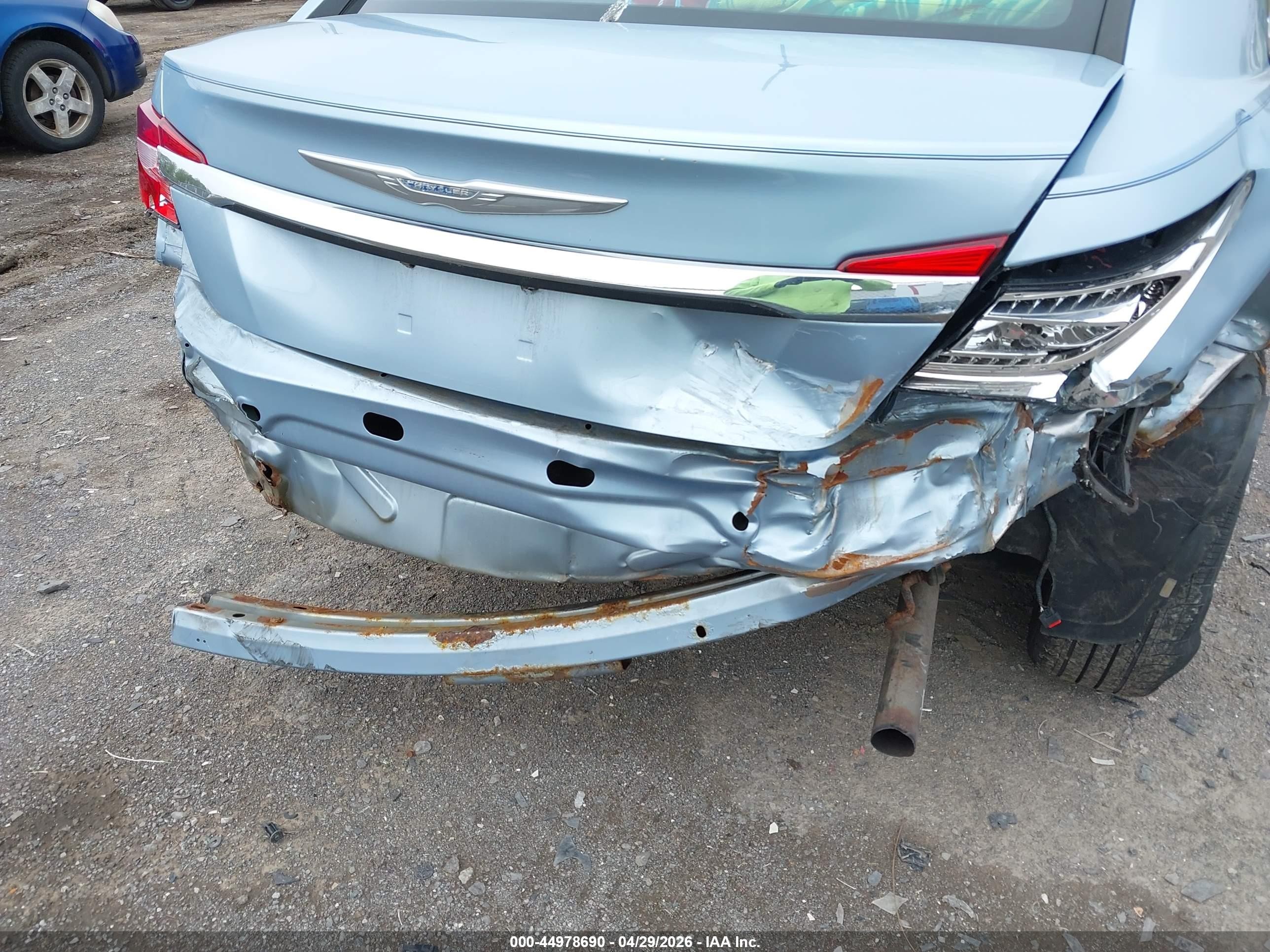 2012 Chrysler 200 Touring Blue vin: 1C3CCBBB0CN214710