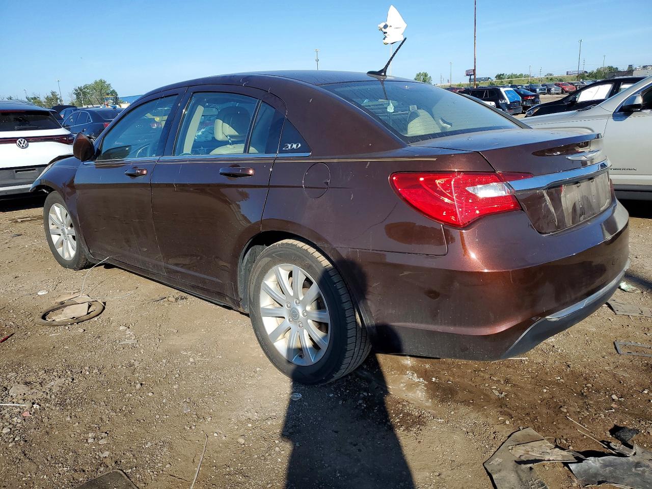2013 Chrysler 200 Touring Brown vin: 1C3CCBBB0DN539634