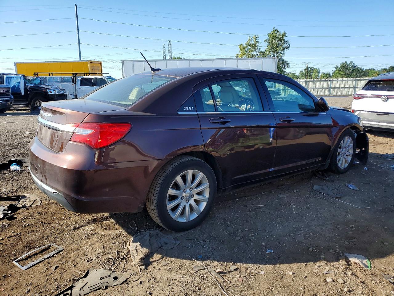 2013 Chrysler 200 Touring Brown vin: 1C3CCBBB0DN539634