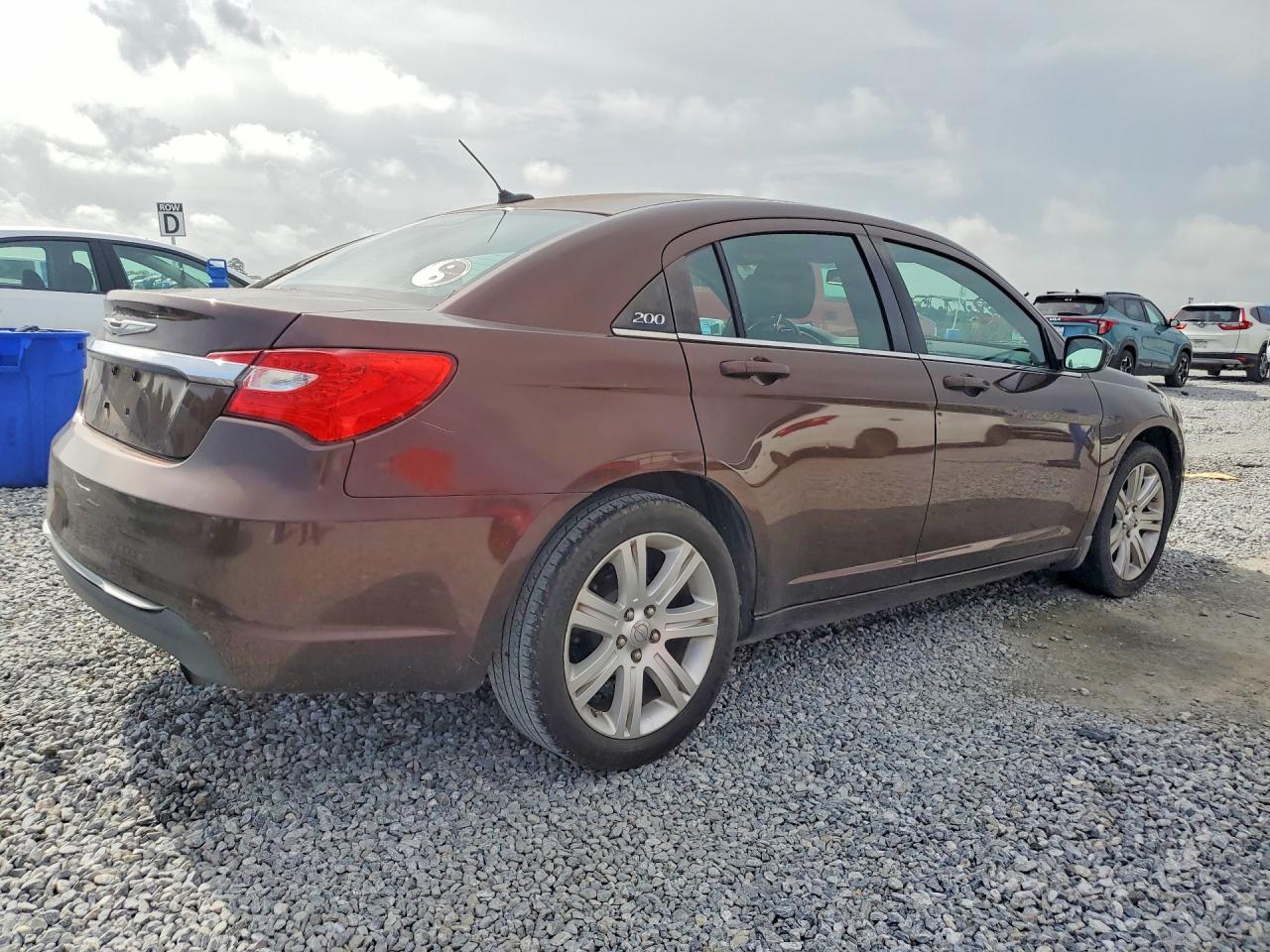 2013 Chrysler 200 Touring Brown vin: 1C3CCBBB0DN570883
