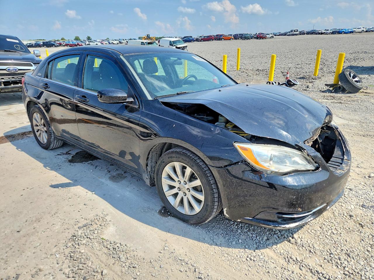 2013 Chrysler 200 Touring Black vin: 1C3CCBBB0DN764958