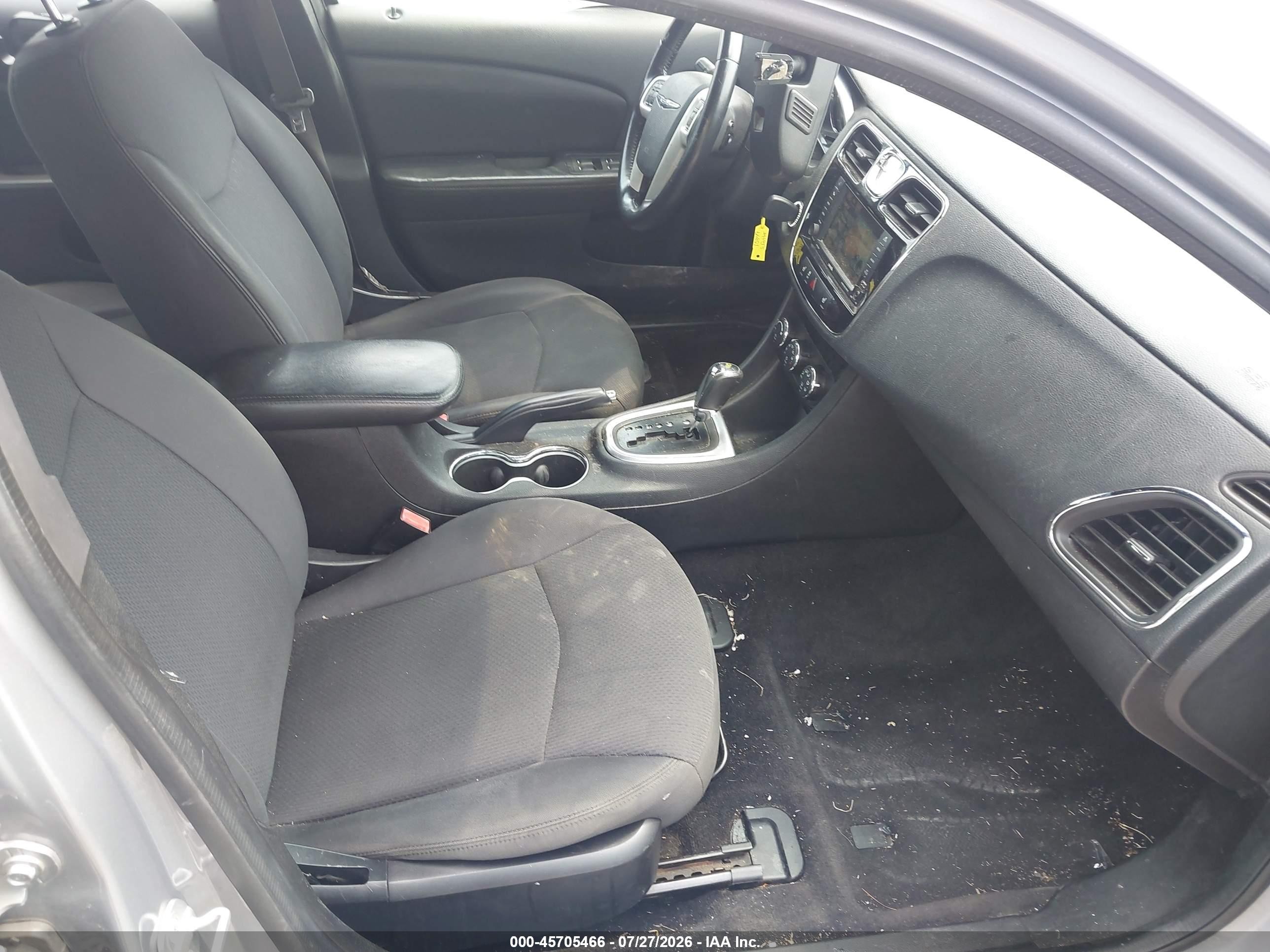 2014 Chrysler 200 Touring Silver vin: 1C3CCBBB0EN198110