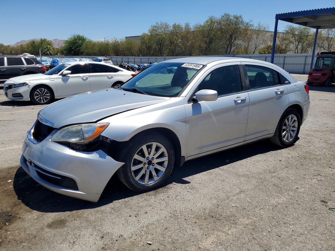 2012 Chrysler 200 Touring Silver vin: 1C3CCBBB1CN103874