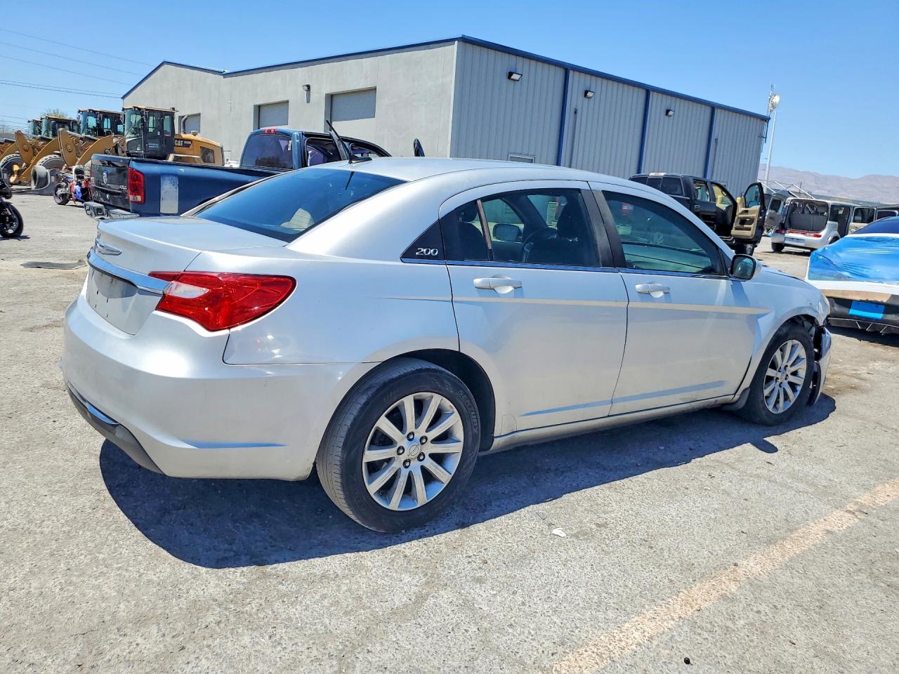 2012 Chrysler 200 Touring Silver vin: 1C3CCBBB1CN103874