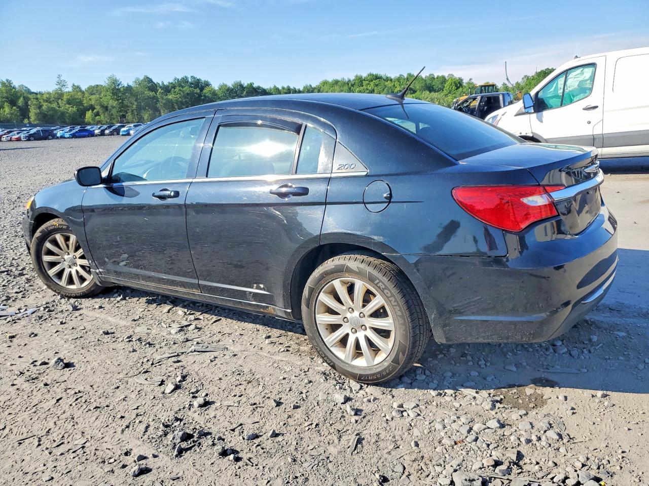 2012 Chrysler 200 Touring Black vin: 1C3CCBBB1CN120366