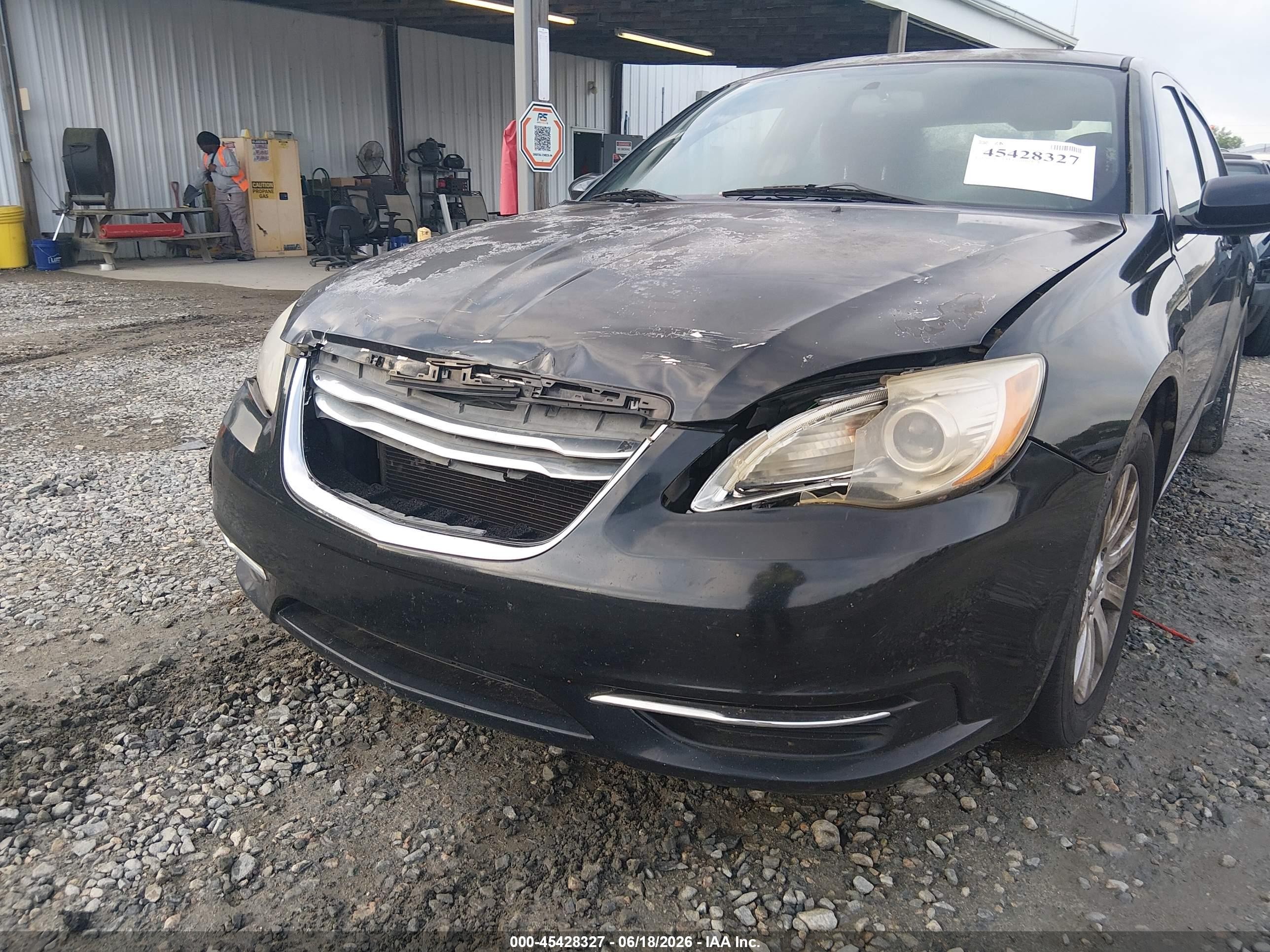 2013 Chrysler 200 Touring Black vin: 1C3CCBBB1DN597557
