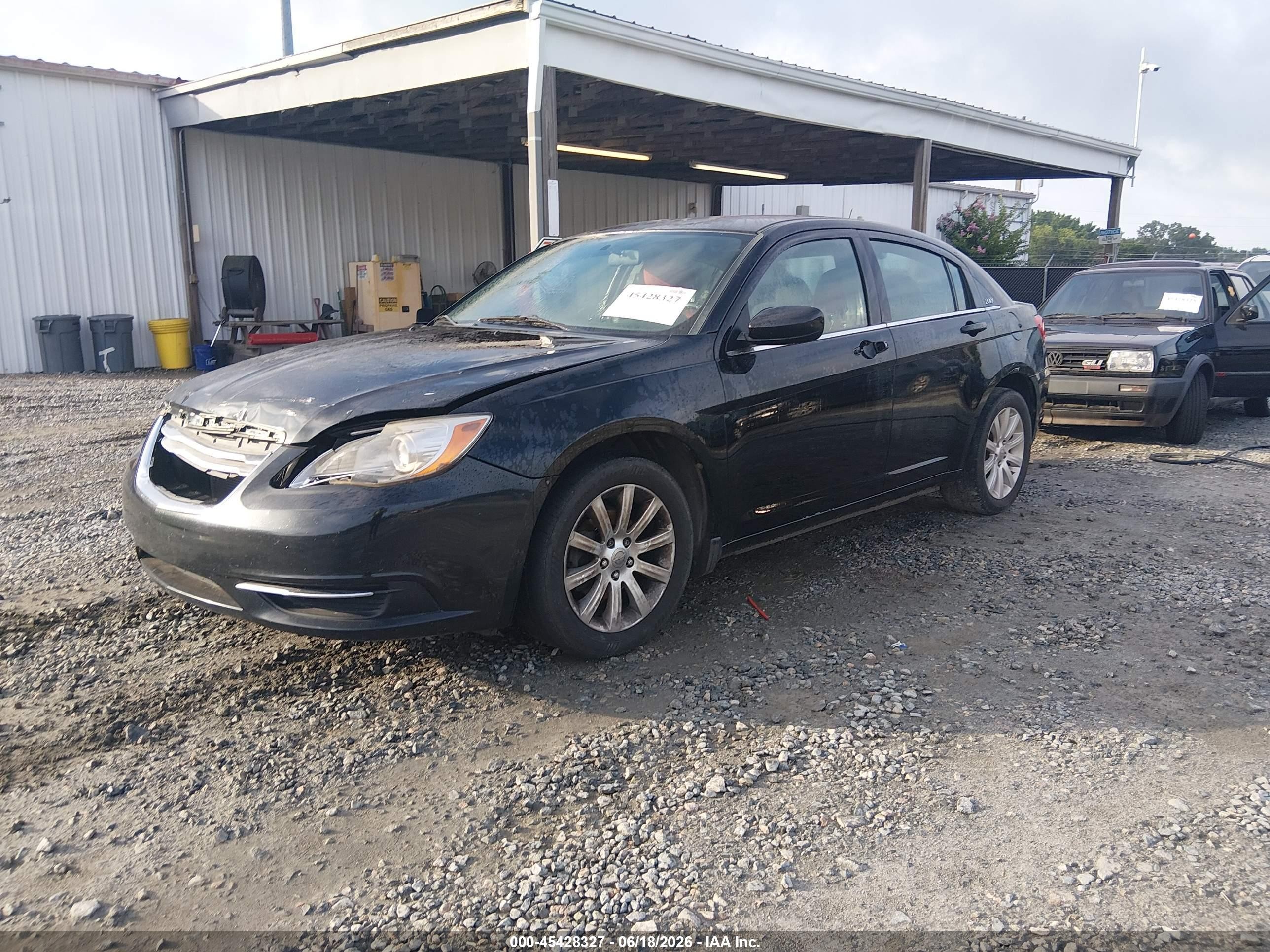 2013 Chrysler 200 Touring Black vin: 1C3CCBBB1DN597557