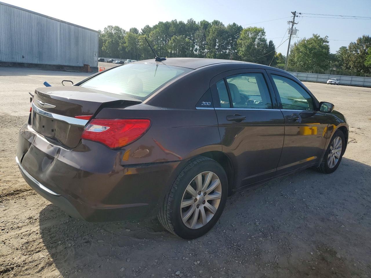 2013 Chrysler 200 Touring Brown vin: 1C3CCBBB1DN598451