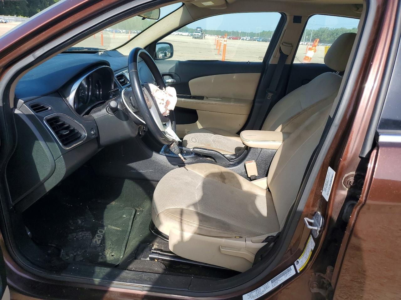 2013 Chrysler 200 Touring Brown vin: 1C3CCBBB1DN598451