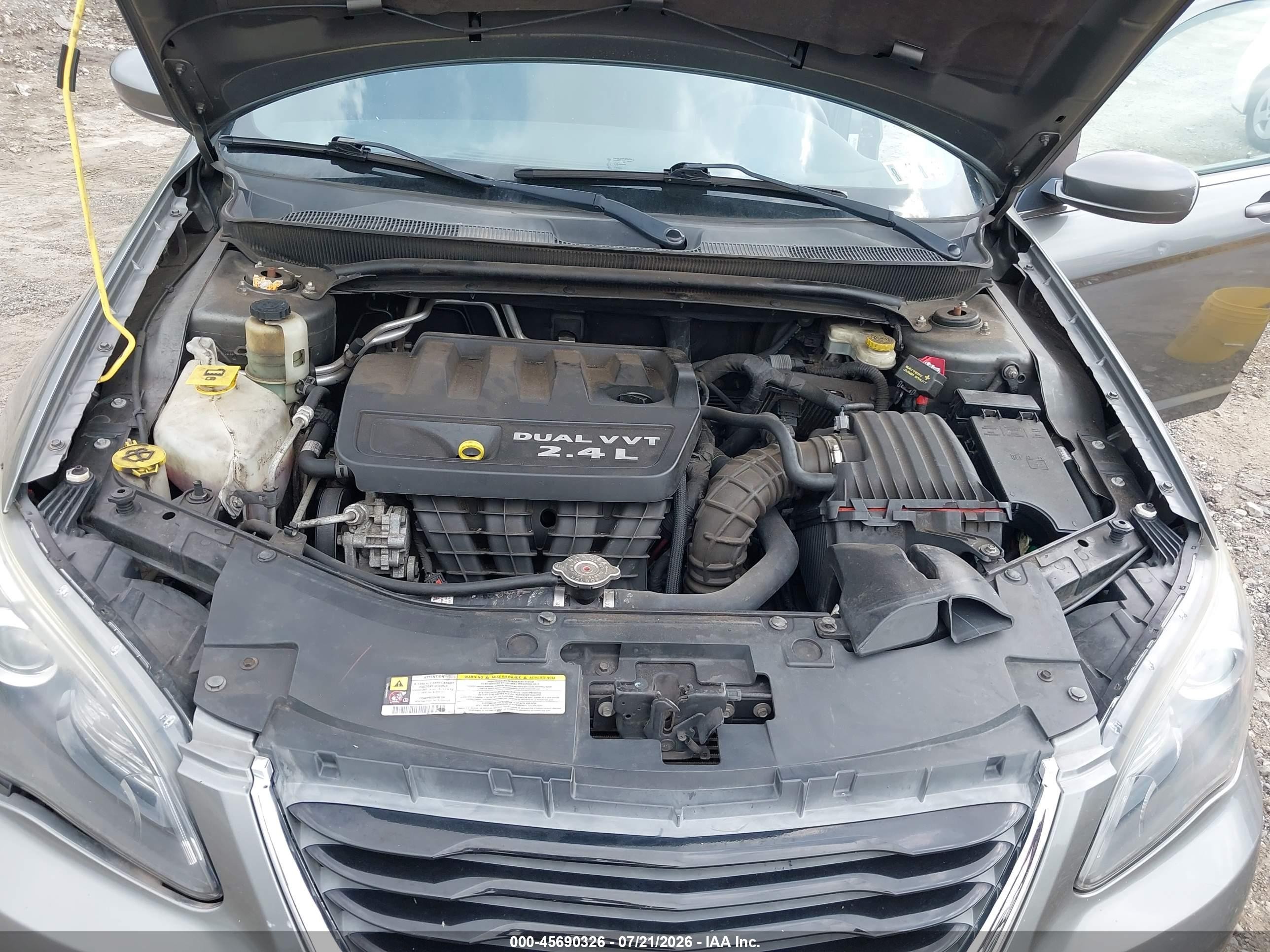 2013 Chrysler 200 Touring Gray vin: 1C3CCBBB1DN676680