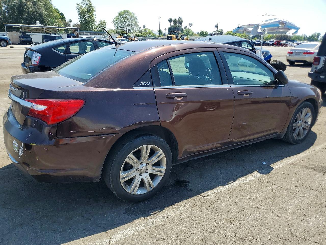 2012 Chrysler 200 Touring Brown vin: 1C3CCBBB2CN169849