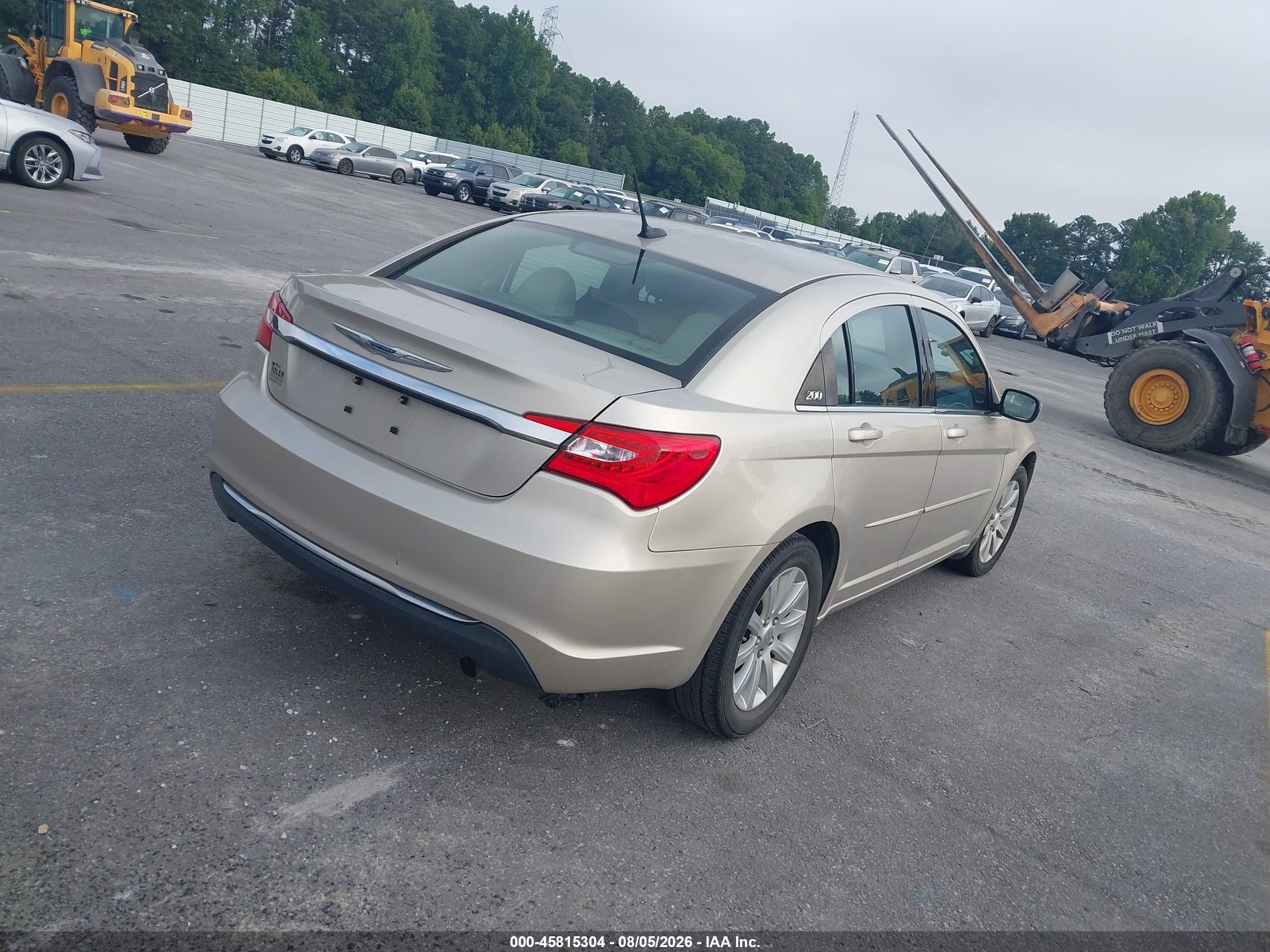 2013 Chrysler 200 Touring Gold vin: 1C3CCBBB2DN678907