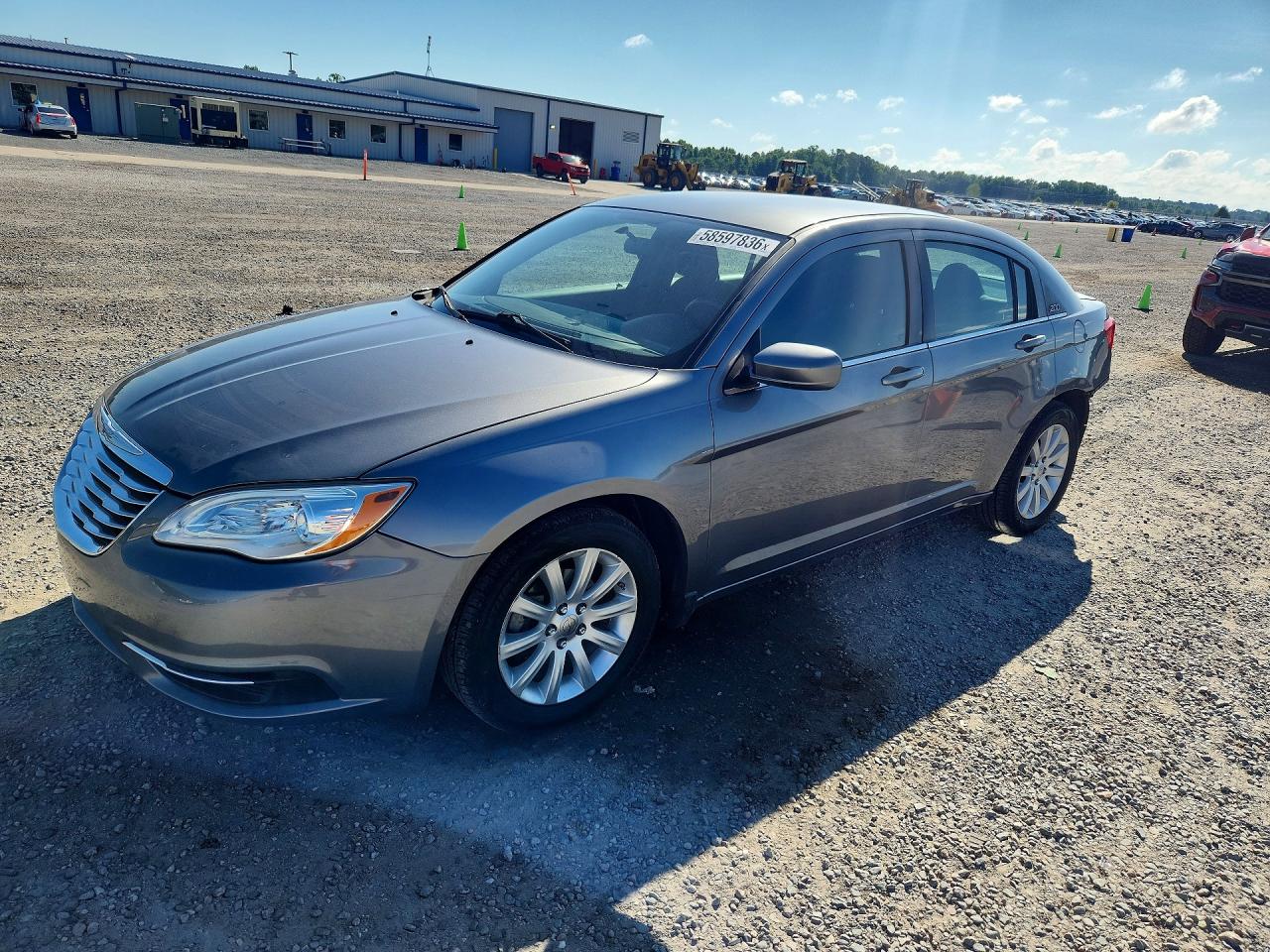 2012 Chrysler 200 Touring Gray vin: 1C3CCBBB3CN105576