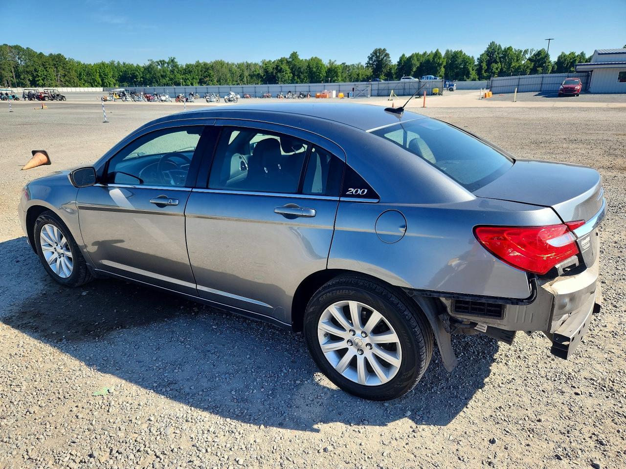 2012 Chrysler 200 Touring Gray vin: 1C3CCBBB3CN105576
