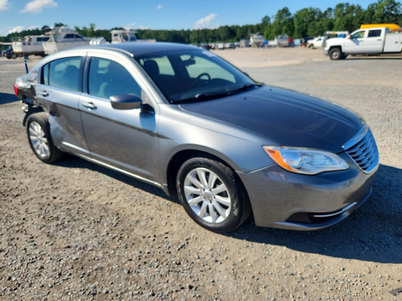 2012 Chrysler 200 Touring Gray vin: 1C3CCBBB3CN105576