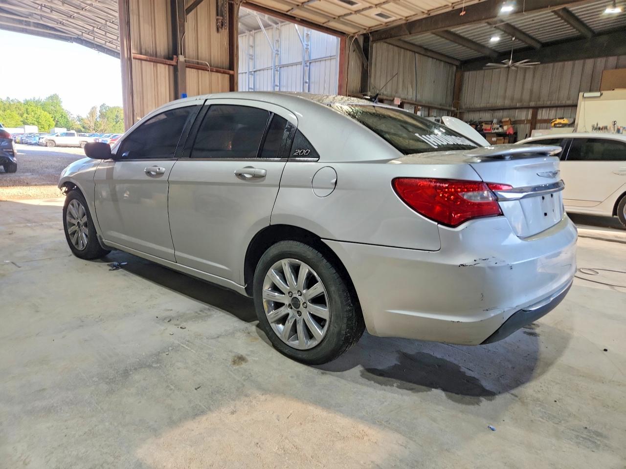 2012 Chrysler 200 Touring Silver vin: 1C3CCBBB3CN125441