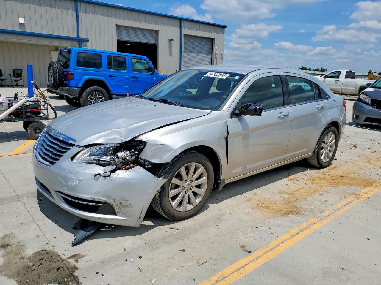 2012 Chrysler 200 Touring Серебряный vin: 1C3CCBBB3CN181461