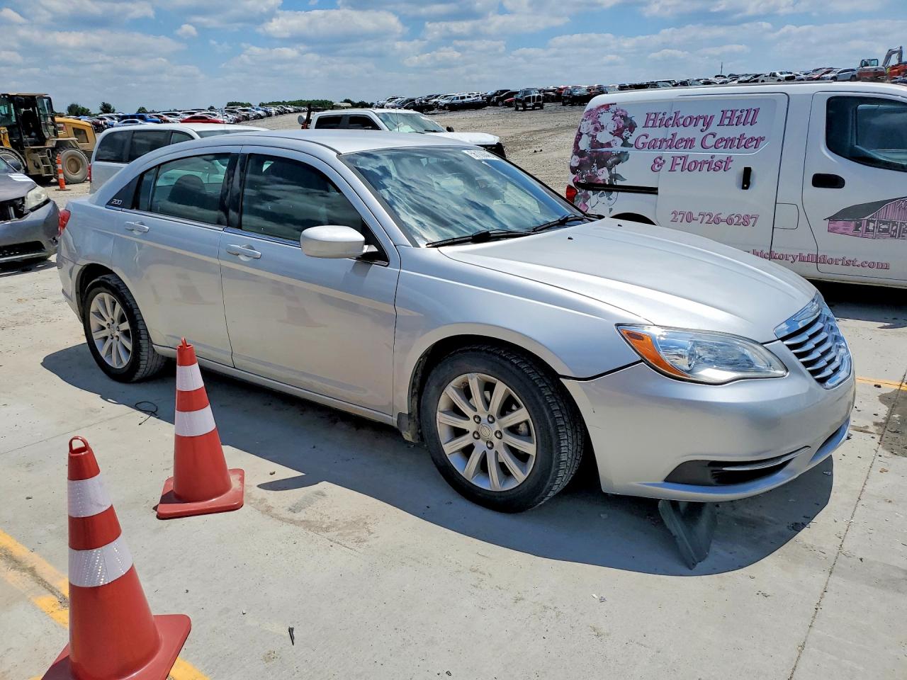 2012 Chrysler 200 Touring Silver vin: 1C3CCBBB3CN181461