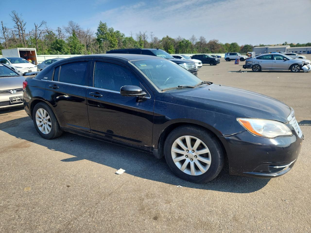 2013 Chrysler 200 Touring Black vin: 1C3CCBBB3DN503937