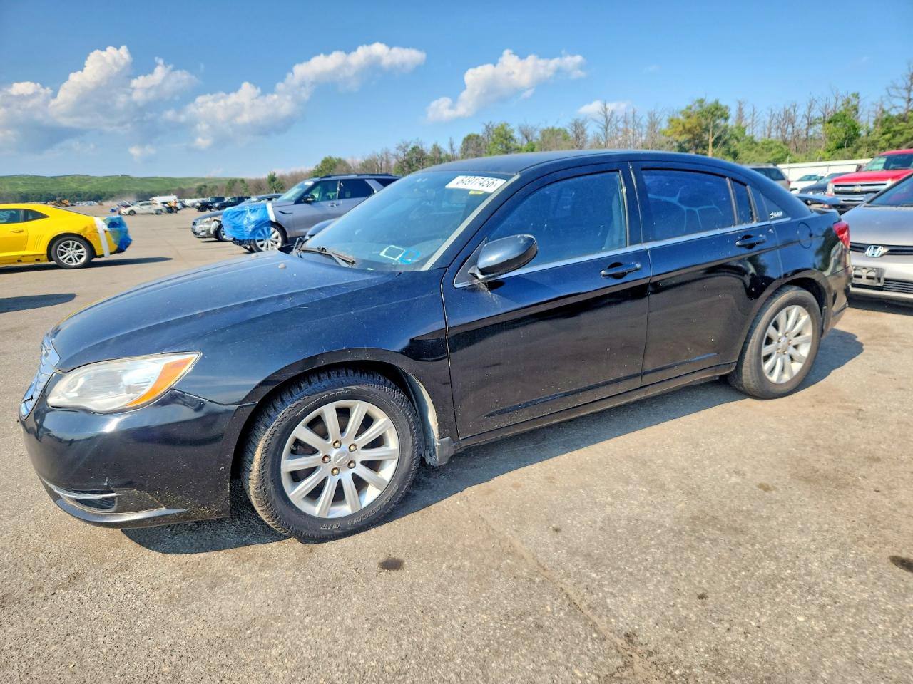 2013 Chrysler 200 Touring Black vin: 1C3CCBBB3DN503937