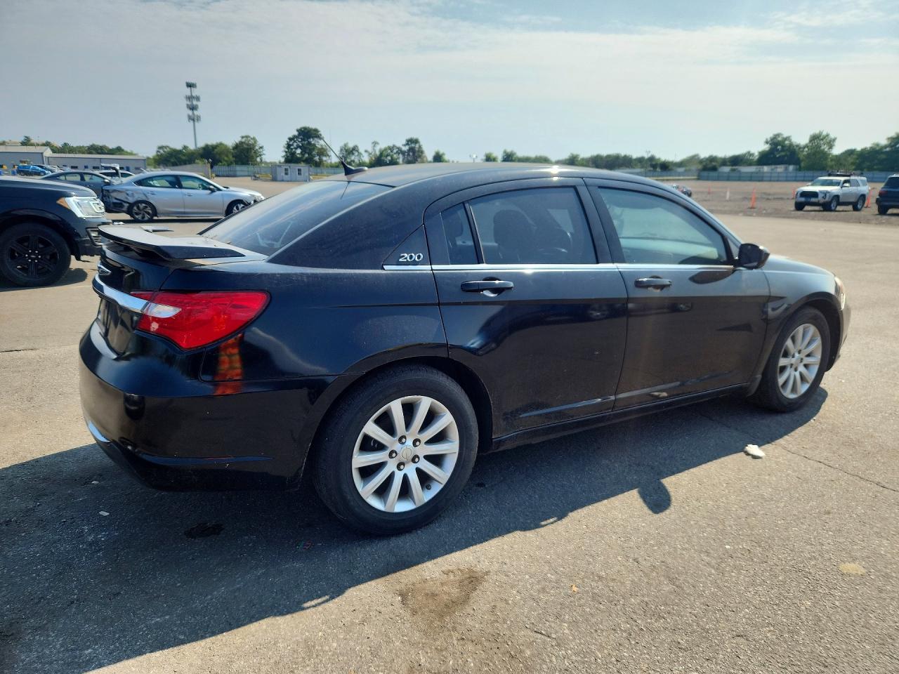 2013 Chrysler 200 Touring Black vin: 1C3CCBBB3DN503937
