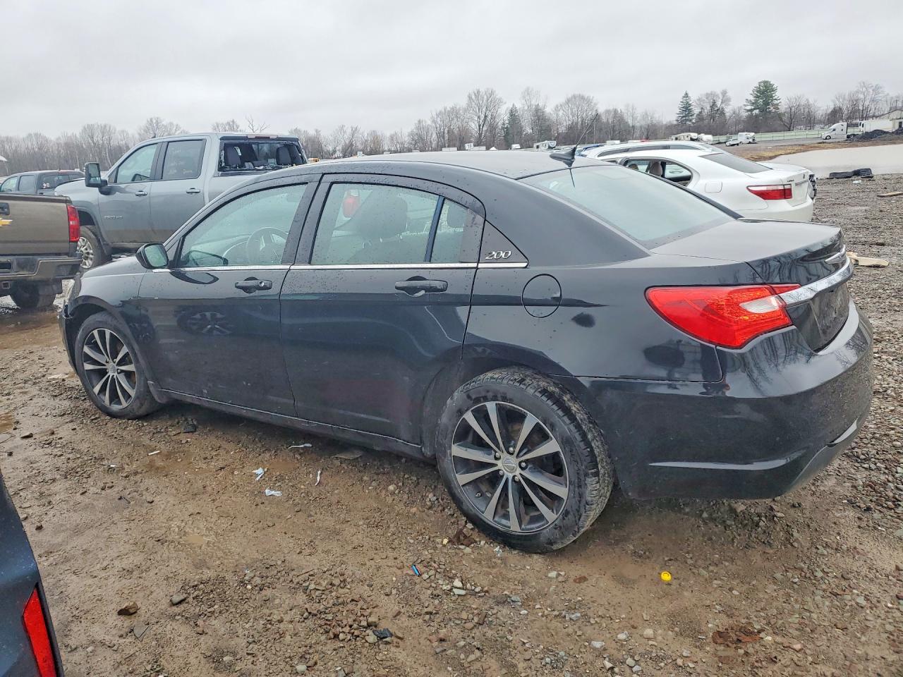 2013 Chrysler 200 Touring Black vin: 1C3CCBBB3DN547453