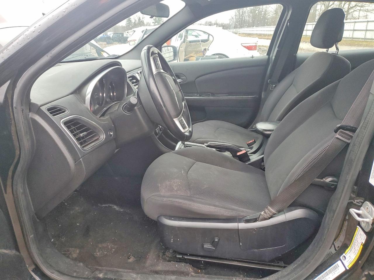 2013 Chrysler 200 Touring Black vin: 1C3CCBBB3DN547453