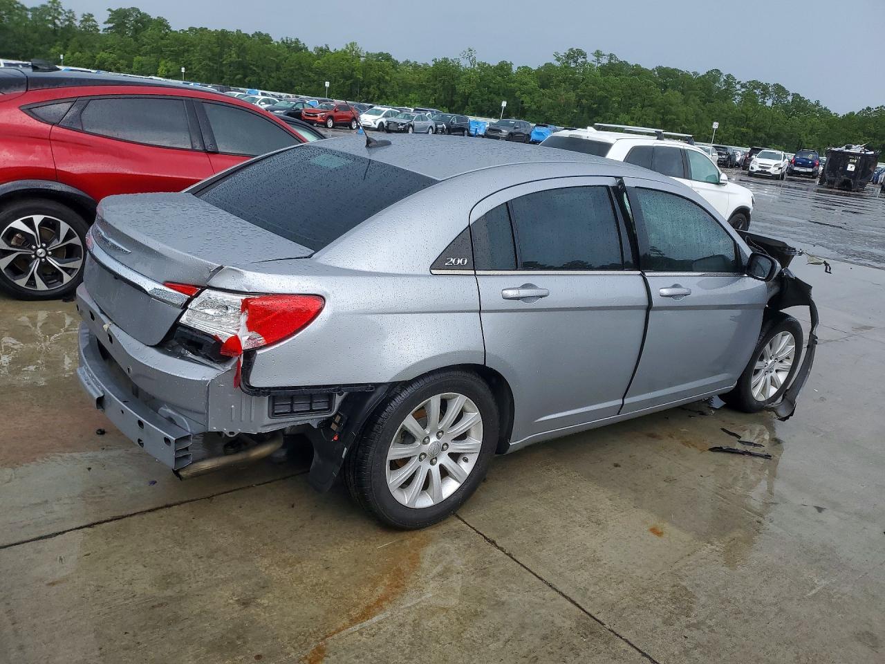 2013 Chrysler 200 Touring Серый vin: 1C3CCBBB3DN571154